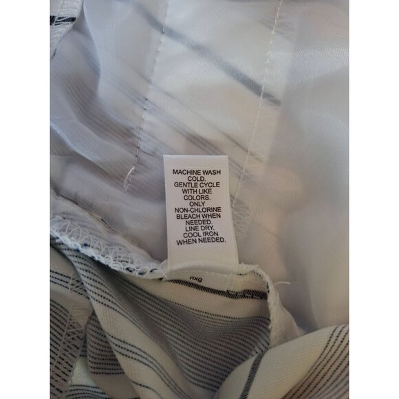 Cato Est 1946 Womens Cropped Pants 16W Striped Wide Leg Classic Fit Preppy Retro - Picture 5 of 9